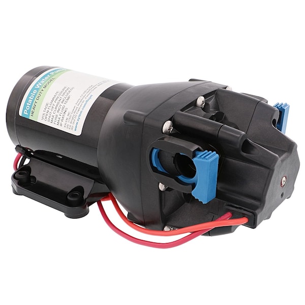 Heavy Duty RV Water Pump w/Strainer - 12V - 3GPM - 50PSI